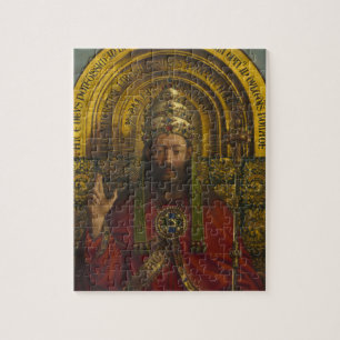 Deity Enthroned, Christ, The Ghent Altarpiece Jigsaw Puzzle