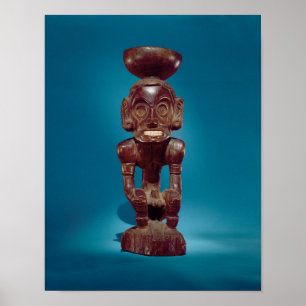 Deity figure , Dominican Republic Poster