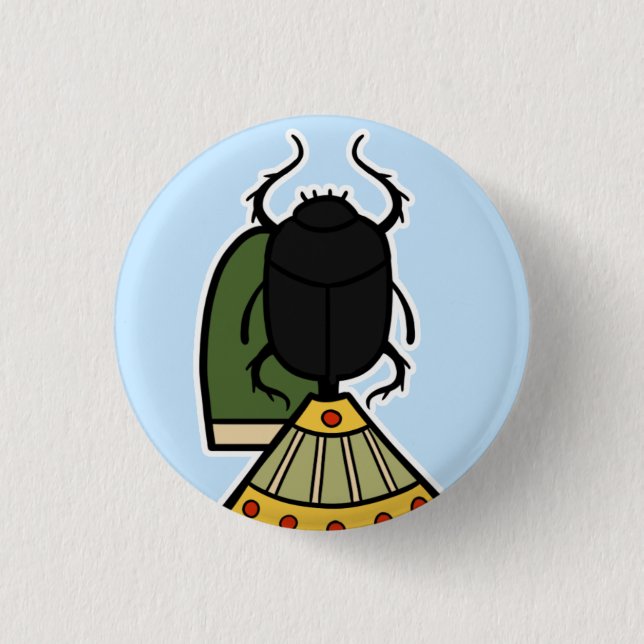 Deity :: Khepri 3 Cm Round Badge (Front)