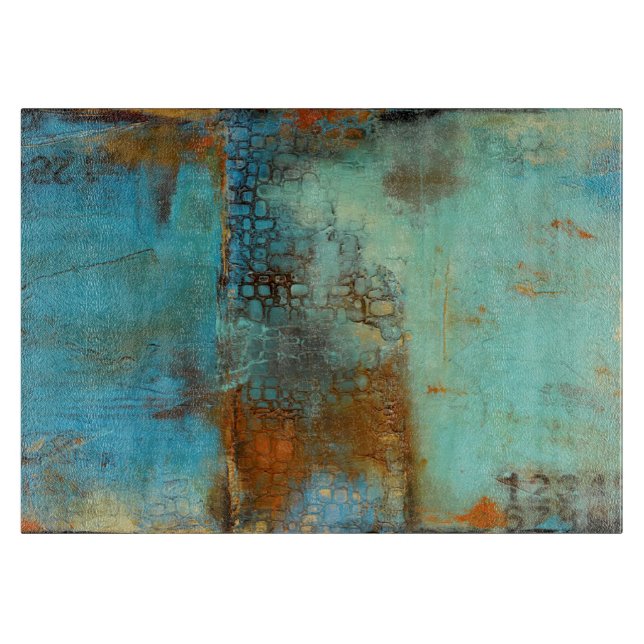 Deja Blue Cutting Board (Front)