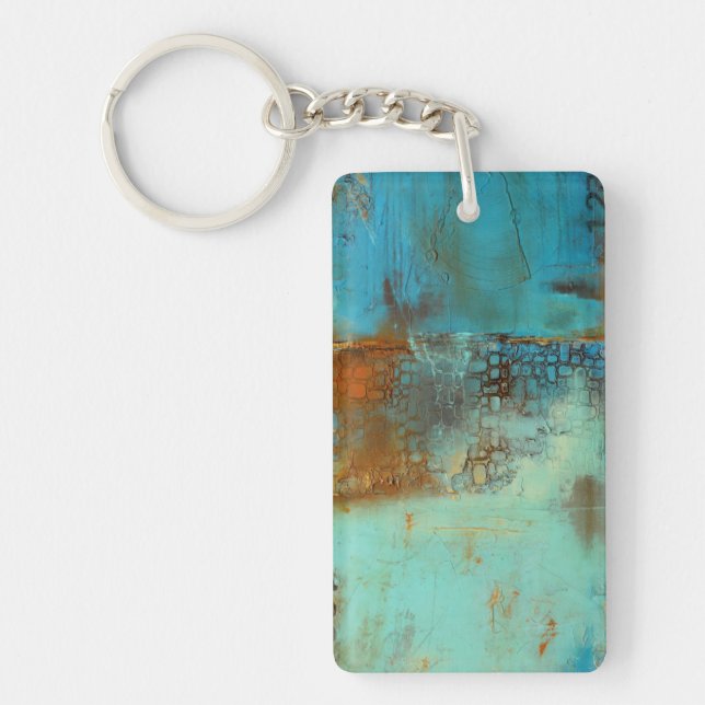 Deja Blue Key Ring (Front)