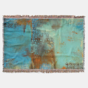 Deja Blue Throw Blanket