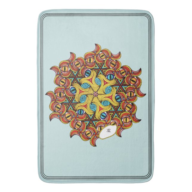 "Deja Vu" Bath Mat (Front Vertical)