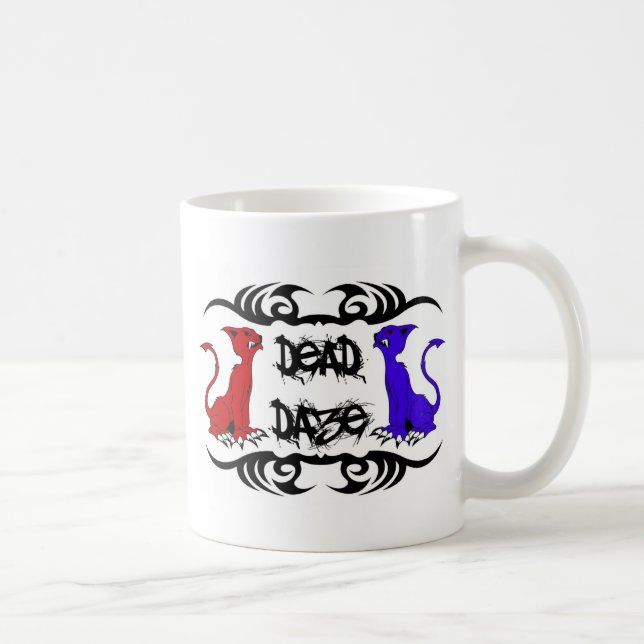Deja Vu Cat Coffee Mug (Right)