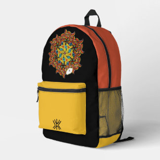 "Deja Vu" Printed Backpack
