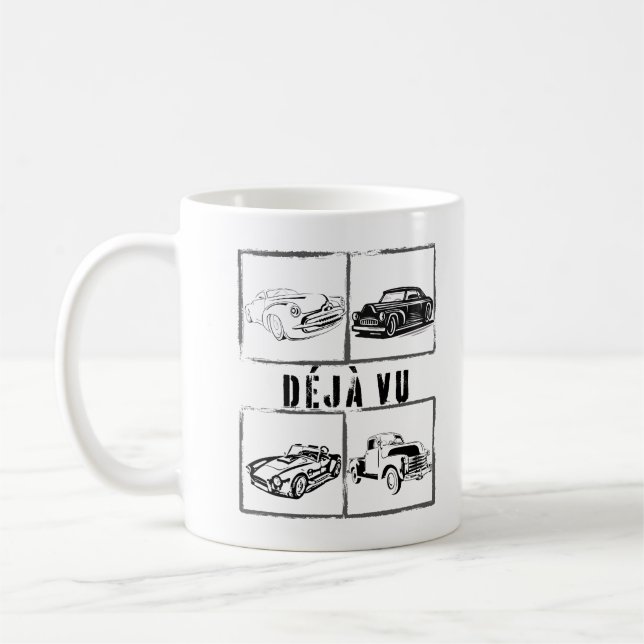 Déjà vu.w coffee mug (Left)