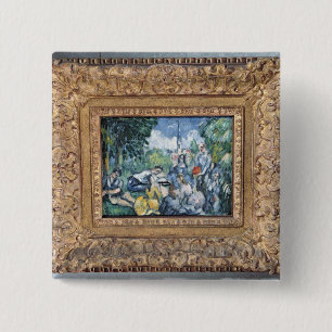 Dejeuner sur l'herbe, 1876-77 15 cm square badge