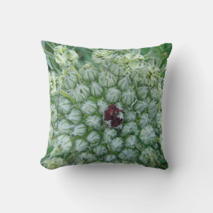 Dekokissen grün-weisse Wildblüte Cushion
