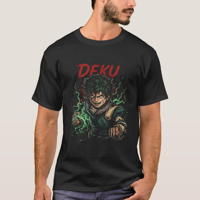 DEKU – One For All Rage Mode T-Shirt (Front)