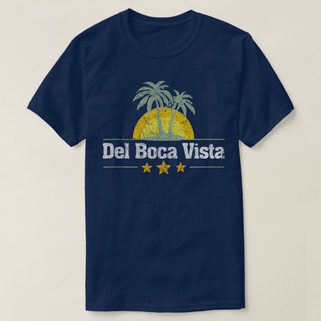Del Boca Funny Retirement Retro Vista TShirt (Design Front)