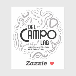 del Campo Lab Microbes Sticker