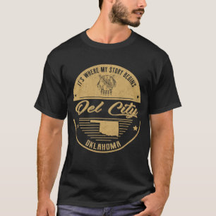 Del City Oklahoma It's Where my story begins T-Shirt