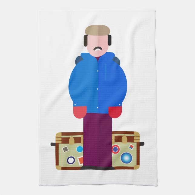 Del Griffith – Classic Comedy Kitchen Towel (Vertical)