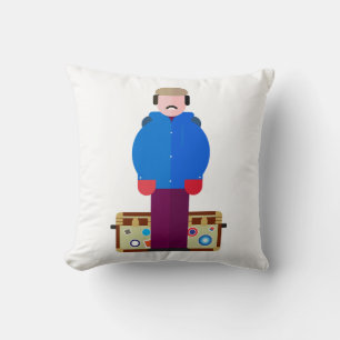 Del Griffith - Classic Comedy Throw Pillow