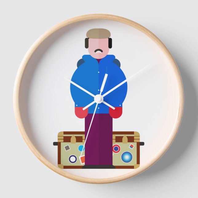 Del Griffith – Classic Comedy Wall Clock (Front)