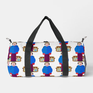 Del Griffith – Patterned Duffel Bag