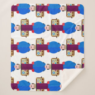 Del Griffith – Patterned Sherpa Blanket