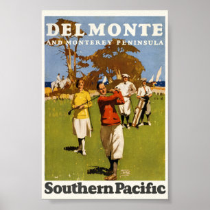 Del Monte and Monterey Peninsula Vintage Poster 19