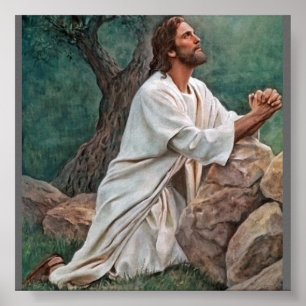 Del_Parson_Prayer_at_Gethsemane_400 Poster