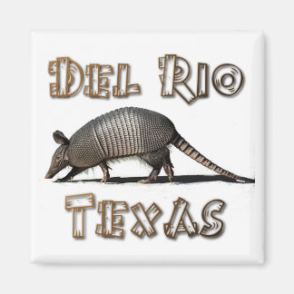 del rio texas armadillo magnet souvenirs