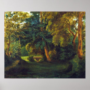 Delacroix - George Sand's Garden at Nohant Poster