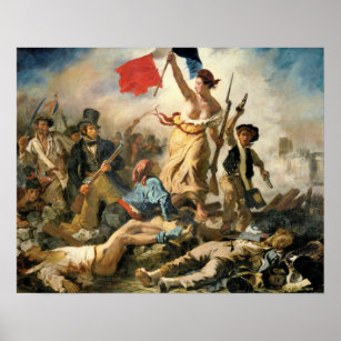 Delacroix Lady Victory leading the way to victory Poster