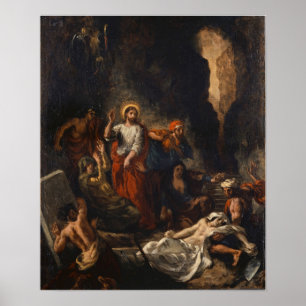Delacroix - Lazare's Resurrection 1850 Poster