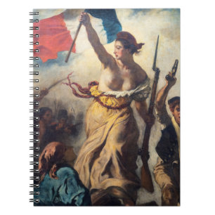 Delacroix - Liberty Leading The People Close-up Notebook