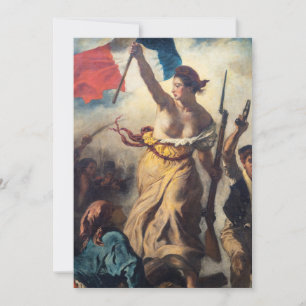 Delacroix - Liberty Leading The People Close-up Thank You Card