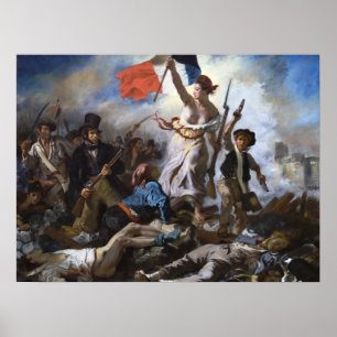 Delacroix Liberty Leading the People Poster