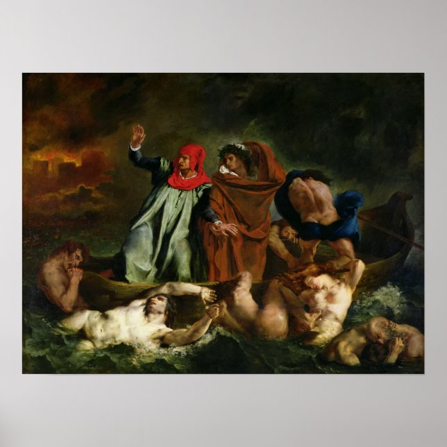 Delacroix - The Barque Of Dante Poster (Front)
