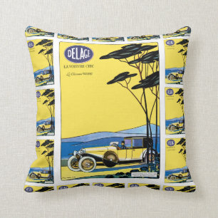 Delage ~ La Voiture Chic Cushion