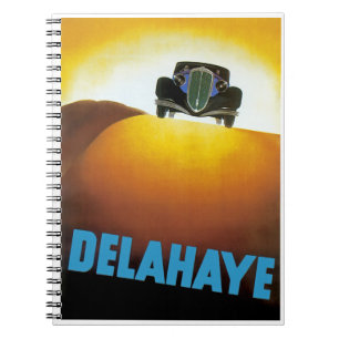 Delahay Automobile Ad Notebook