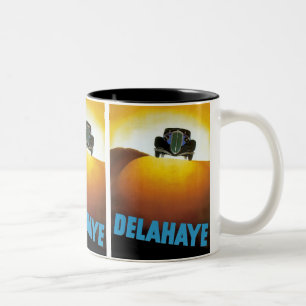 Delahay Automobile Ad Two-Tone Coffee Mug