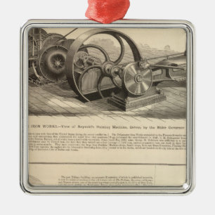 Delamater Iron Works Metal Tree Decoration