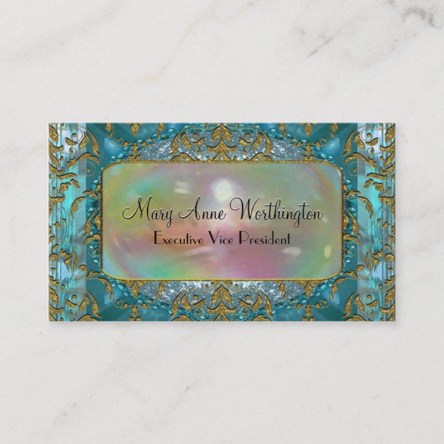 Delancey by the Sea Elegant  Professional Business Card (Front)