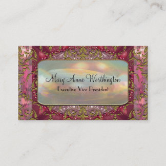 Delancey Petal Elegant  Professional Business Card