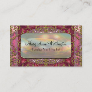 Delancey Petal II Elegant  Professional Business Card