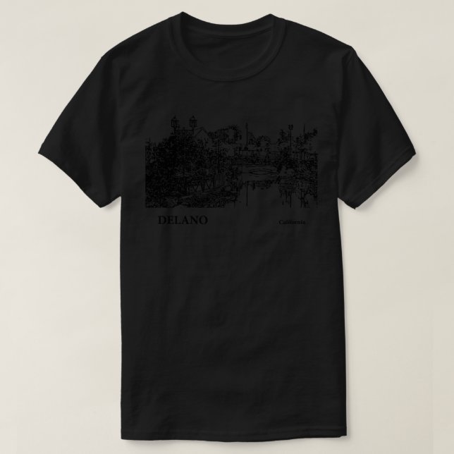 Delano California TShirt 3 (Design Front)