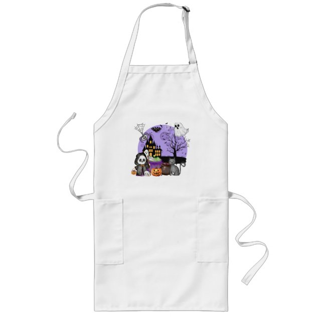 Delantal Night of Witch Long Apron (Front)