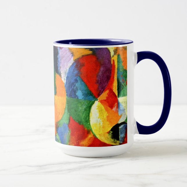 Delaunay - Circular Forms, Sun, Moon Mug (Right)
