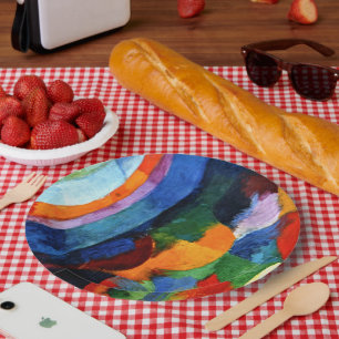 Delaunay - Circular Forms, Sun, Moon, Paper Plate