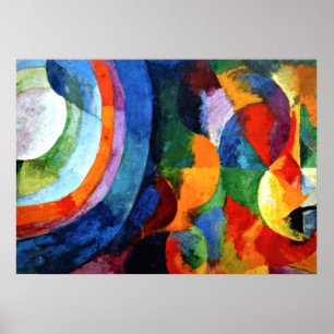 Delaunay - Circular Forms, Sun, Moon Poster