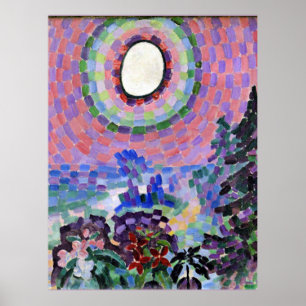 Delaunay - Landscape with Disc,  Poster