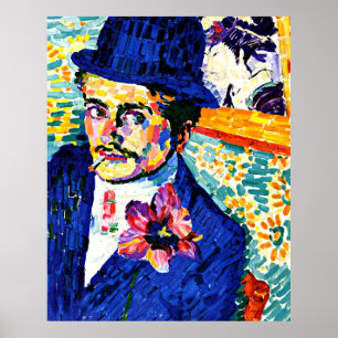 Delaunay - Man with a Tulip, fine art, Poster