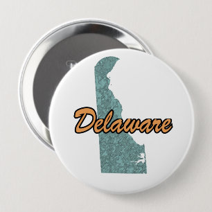 Delaware 10 Cm Round Badge