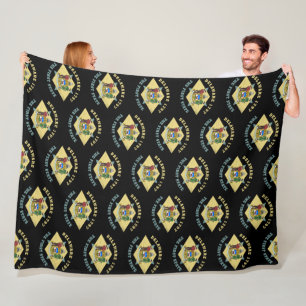 DELAWARE 1797 THE FIRST STATE FLAG FLEECE BLANKET