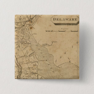 Delaware 3 15 cm square badge