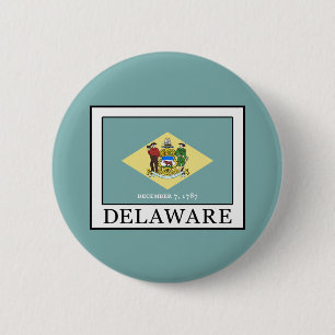 Delaware 6 Cm Round Badge