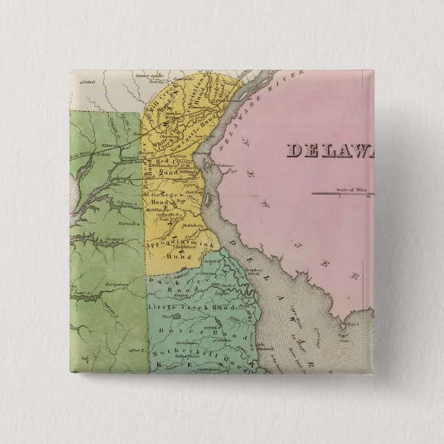Delaware 7 15 cm square badge (Front)